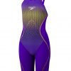 LIMITED EDITION Speedo Fastskin LZR Pure Intent Open Back Kneeskin | PRINTED ULTRAVIOLET YELLOW 7724004-902 - Women's Girl's Racing Swimsuits | Tech Swimsuit | Competition Swimsuits