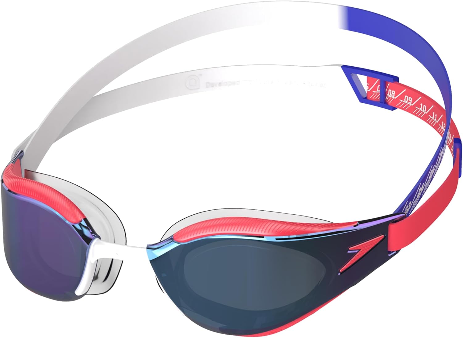 Speedo Swim Goggles | Fastskin LZR Pure Focus | Swim Gear - RED | Racing Swim Goggles - Image 2