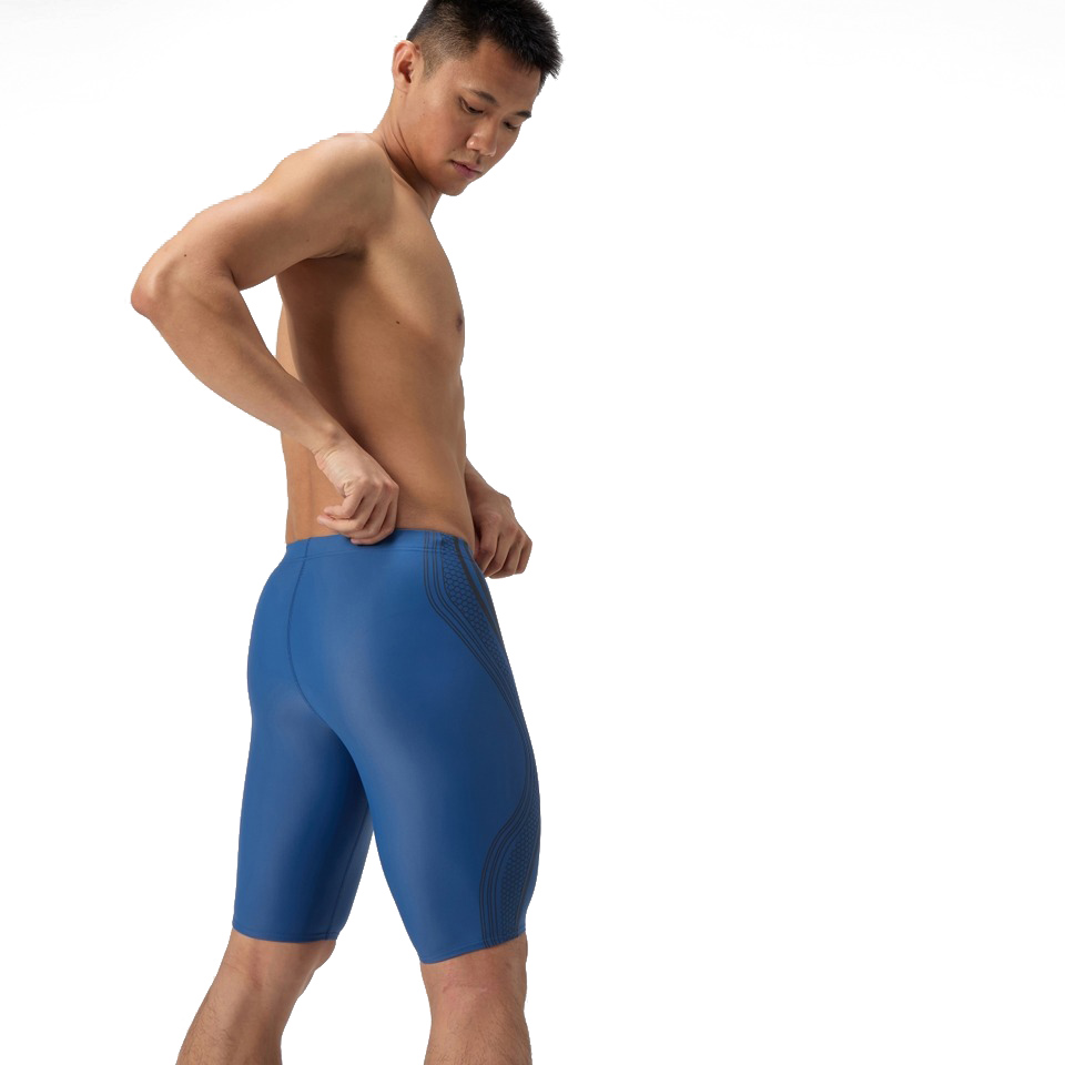 Speedo Printed Vanquisher Movement Jammer | BLUE 800530417-966 - Speedo Training Swimwear | MEN Jammers - Image 2
