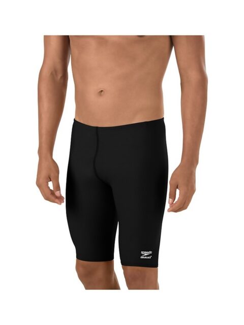 Speedo Solid Jammer | BLACK 8805013-001 - Speedo Training Swimwear | MEN Jammers